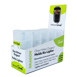 SMOSI DRAGON ONE HITTER DUGOUT | 3.25" | 5PC DISPLAY 4 SMOSI DRAGON ONE HITTER DUGOUT | 3.25" | 5PC DISPLAY - Image 4