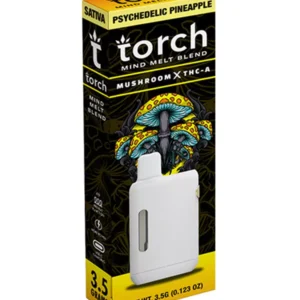 Psychedelic Pineapple Torch Mind Melt Mushroom x THC-A Blend Vape 3.5G