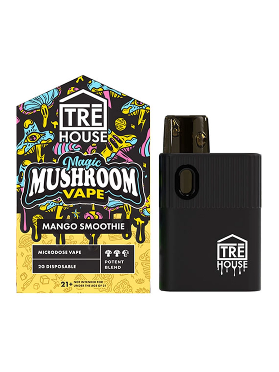 Mango Smoothie Tre House Magic Mushroom Disposable Vape 2G 1 Mango Smoothie Tre House Magic Mushroom Disposable Vape 2G