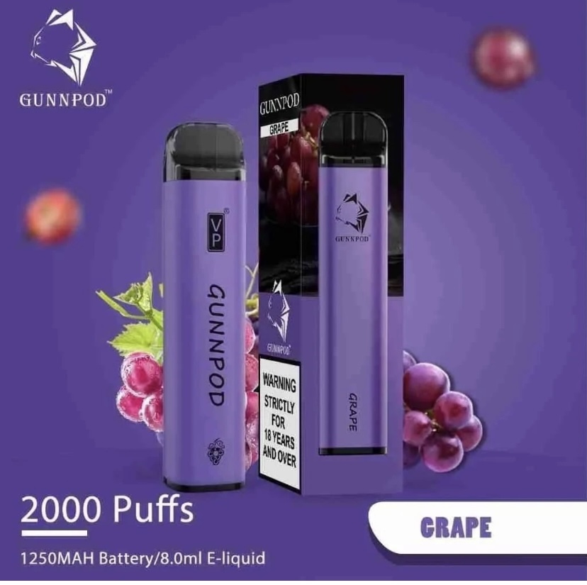 Gunnpod 2000 - Grape - 10 pack 2 Gunnpod 2000 - Grape - 10 pack - Image 2
