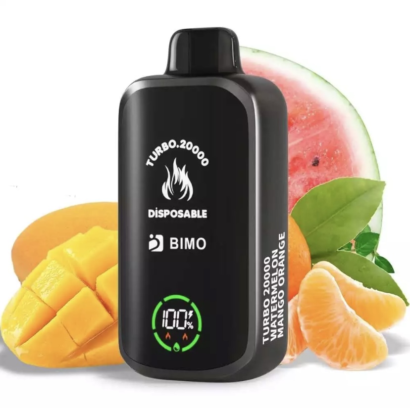 BIMO Turbo 20000 Puffs – Watermelon Mango Orange 1 BIMO Turbo 20000 Puffs – Watermelon Mango Orange
