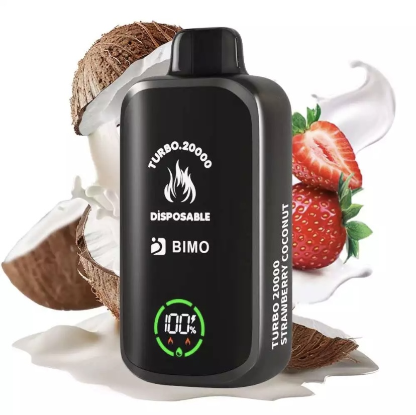 BIMO Turbo 20000 Puffs – Strawberry Coconut 1 BIMO Turbo 20000 Puffs – Strawberry Coconut