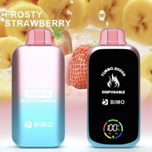 BIMO Turbo 20000 Puffs – Frosty Strawberry