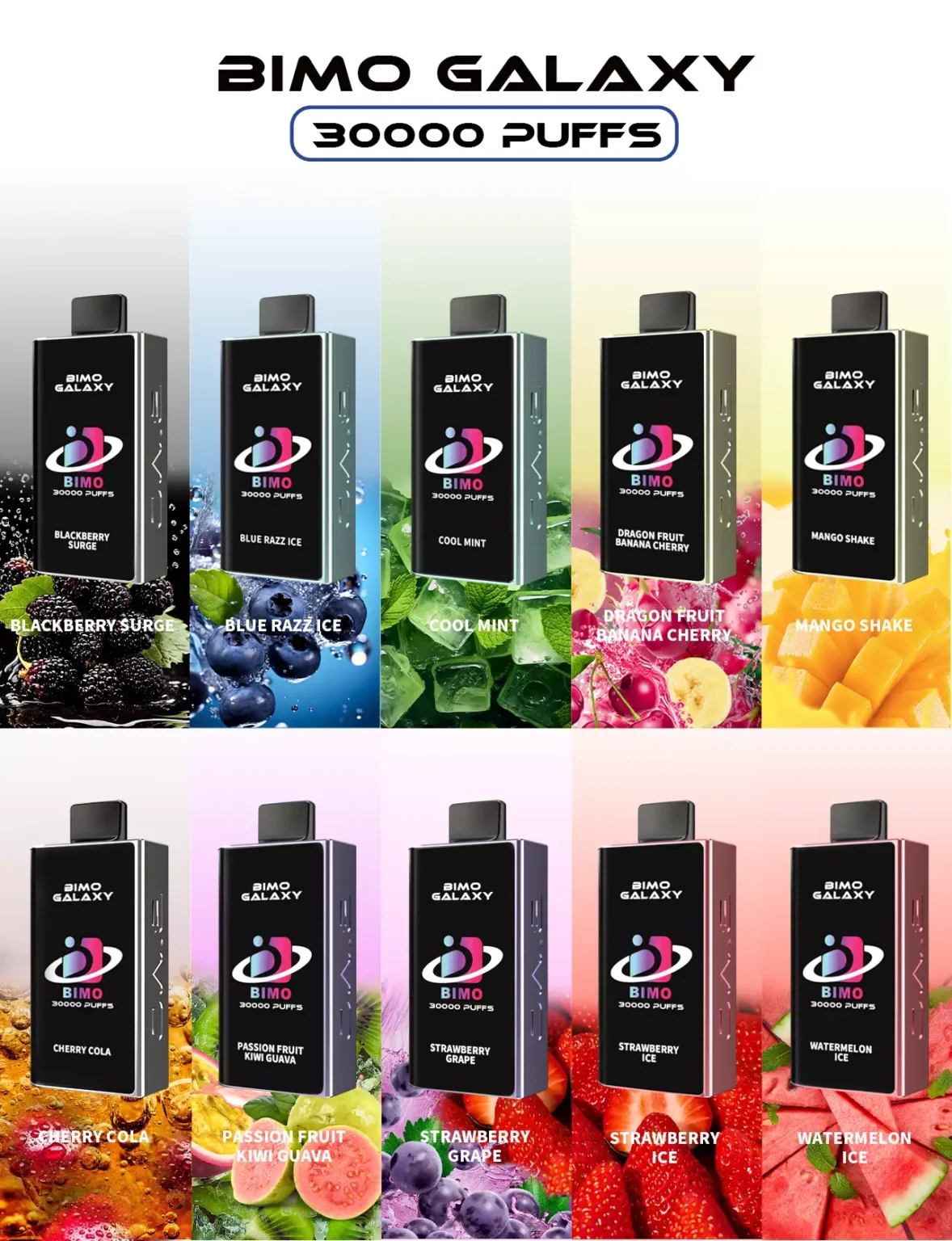 BIMO Galaxy 30000 Puffs – Mango Shake 3 BIMO Galaxy 30000 Puffs – Mango Shake - Image 3