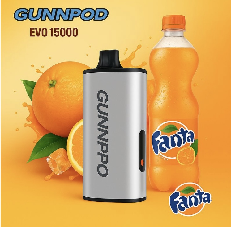 Gunnpod EVO Ice Orange Soda "Fanta" 15K 1 Gunnpod EVO Ice Orange Soda "Fanta" 15K