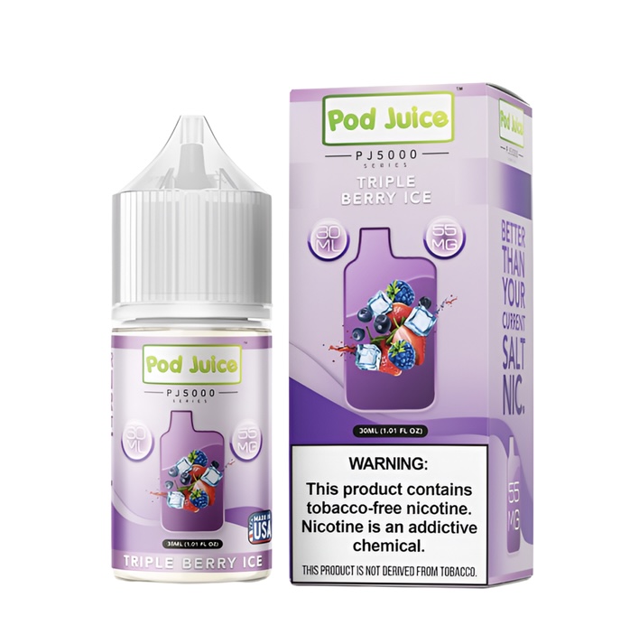 Pod Juice PJ5000 Salt Nicotine Vape Juice 1 Pod Juice PJ5000 Salt Nicotine Vape Juice