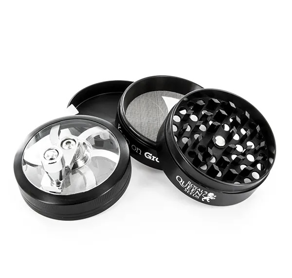 Royal Queen Seeds Pollinator Grinder, 4 parts, 60 mm 2 Royal Queen Seeds Pollinator Grinder, 4 parts, 60 mm - Image 2