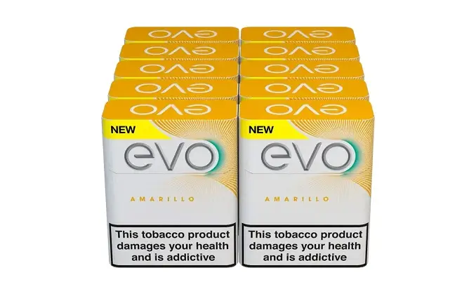 Ploom EVO Tobacco Sticks Amarillo x 10 (Carton) (200 Sticks) 1 Ploom EVO Tobacco Sticks Amarillo x 10 (Carton) (200 Sticks)