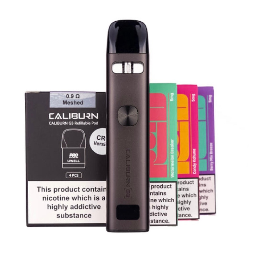 Uwell Caliburn G3 Pod Kit Bundle 6 Uwell Caliburn G3 Pod Kit Bundle - Image 6
