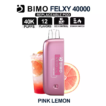 BIMO Felxy 40000 Pod – Pink Lemonade 1 BIMO Felxy 40000 Pod – Pink Lemonade