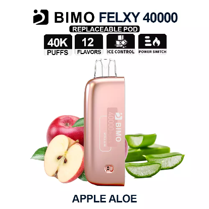 BIMO Felxy 40000 Pod – Apple Aloe 3 BIMO Felxy 40000 Pod – Apple Aloe - Image 3