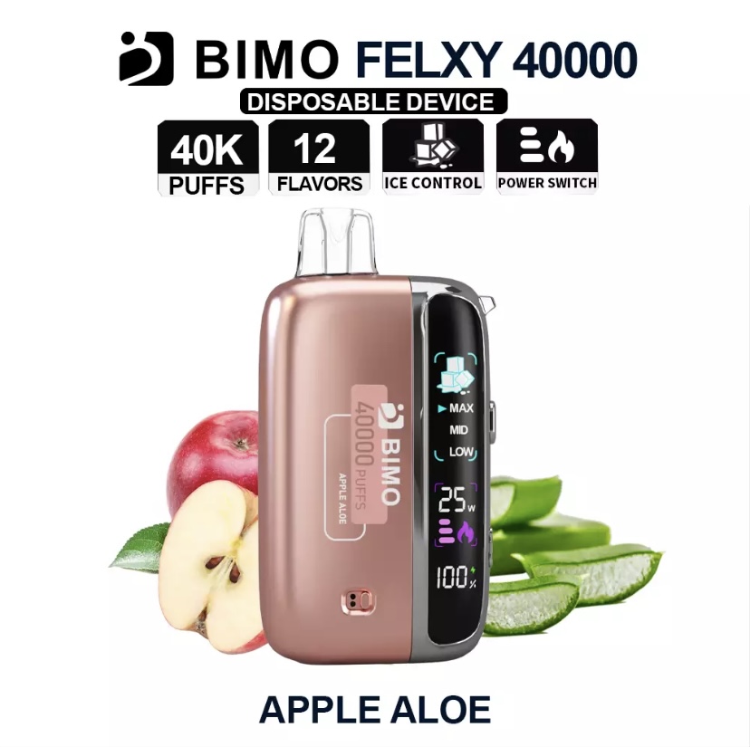 BIMO Felxy 40000 Pod – Apple Aloe 1 BIMO Felxy 40000 Pod – Apple Aloe