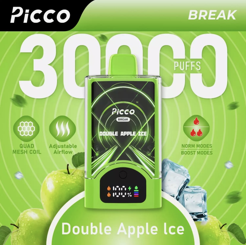 Picco Break 30000 Puffs – Double Apple 1 Picco Break 30000 Puffs – Double Apple