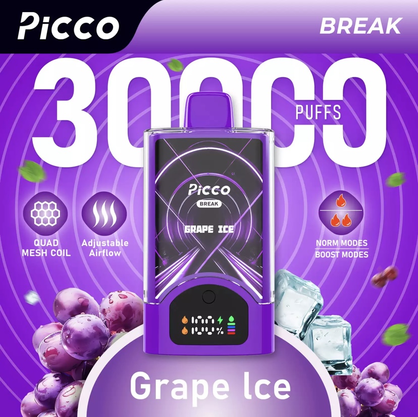 Picco Break 30000 Puffs – Grape Ice 1 Picco Break 30000 Puffs – Grape Ice
