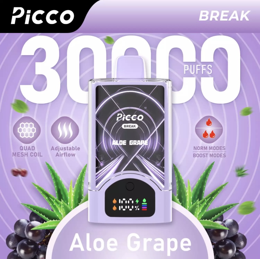 Picco Break 30000 Puffs – Aloe Grape 1 Picco Break 30000 Puffs – Aloe Grape