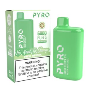 PYRO 6000 PUFF Fresh Menthol