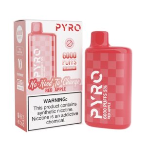 PYRO 6000 PuffS Red Apple
