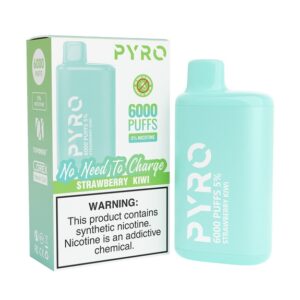 PYRO 6000 PUFFS Strawberry Kiwi