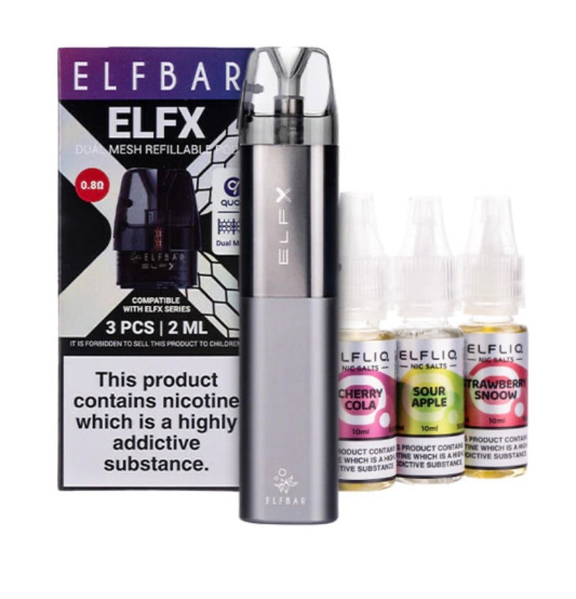 Elf Bar ELFX Pod Kit Bundle 1 Elf Bar ELFX Pod Kit Bundle