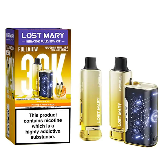 Lost Mary Nera 30K Prefilled Vape Kit-Pineapple Edition 1 Lost Mary Nera 30K Prefilled Vape Kit-Pineapple Edition