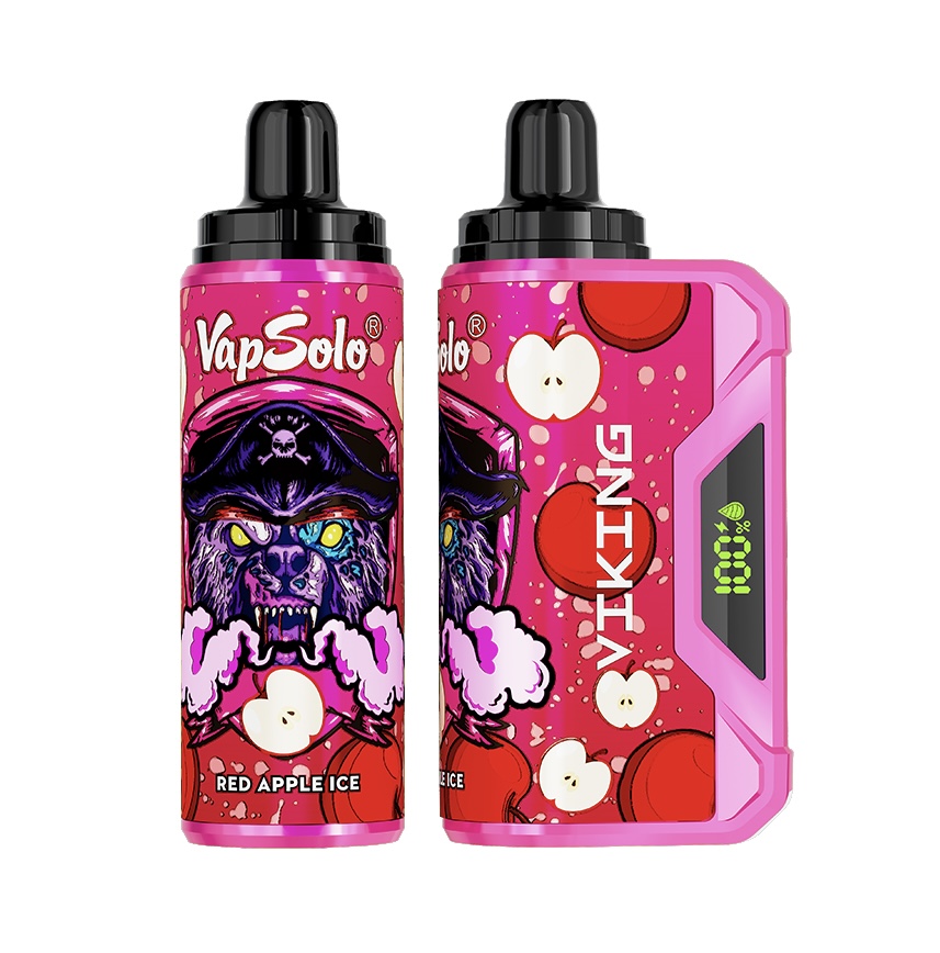 VapSolo VIKING 12000 Puffs Red Apple Ice 1 VapSolo VIKING 12000 Puffs Red Apple Ice