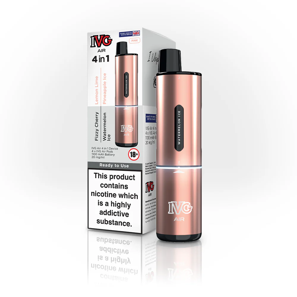 IVG AIR 4 IN 1 PINK STARTER KIT 2 IVG AIR 4 IN 1 PINK STARTER KIT - Image 2