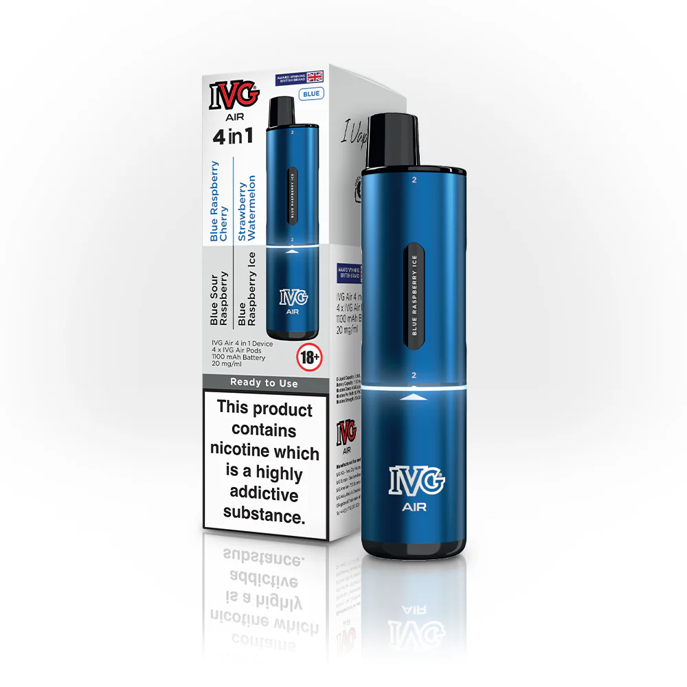 IVG AIR 4 IN 1 BLUE STARTER KIT 2 IVG AIR 4 IN 1 BLUE STARTER KIT - Image 2