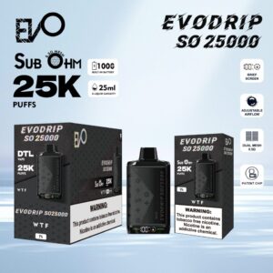 WTF EVODRIP SO25000   DISPOSABLE (5-PACK)