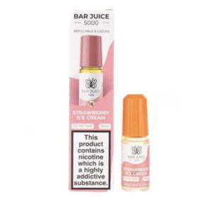 Strawberry Ice Cream Nic Salt E-Liquid by Bar Juice 5000