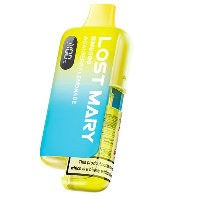 Lost Mary BM6000 Refillable Vape Kit-Acai Berry Lemonade 1 Lost Mary BM6000 Refillable Vape Kit-Acai Berry Lemonade