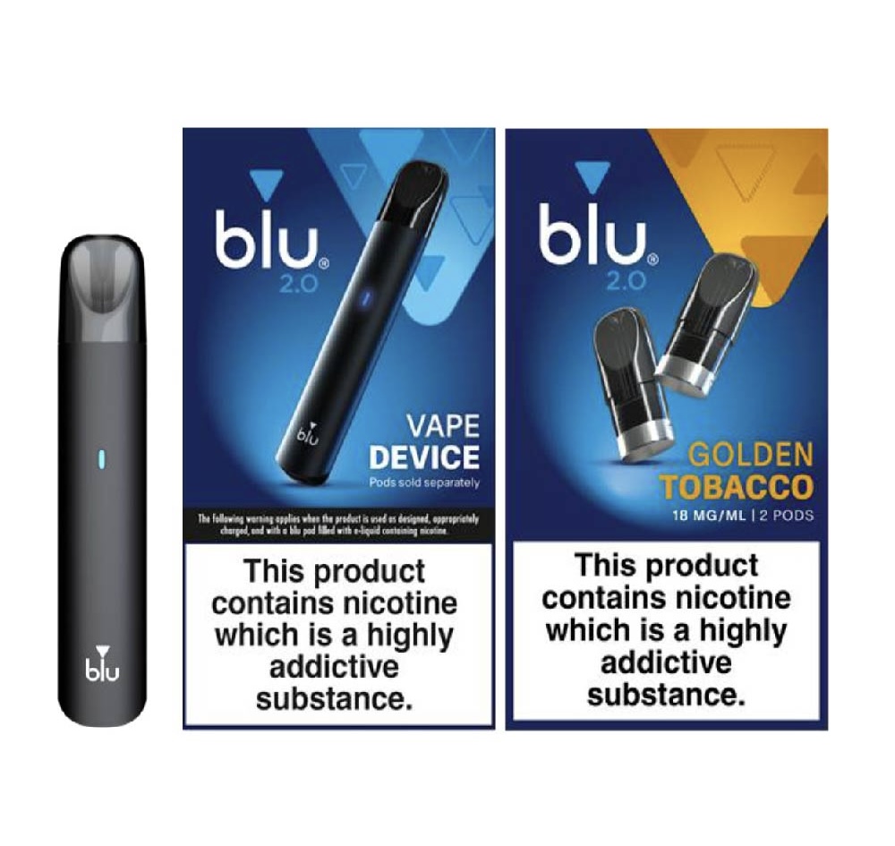 Blu 2.0 Golden Tobacco Starter Bundle 1 Blu 2.0 Golden Tobacco Starter Bundle