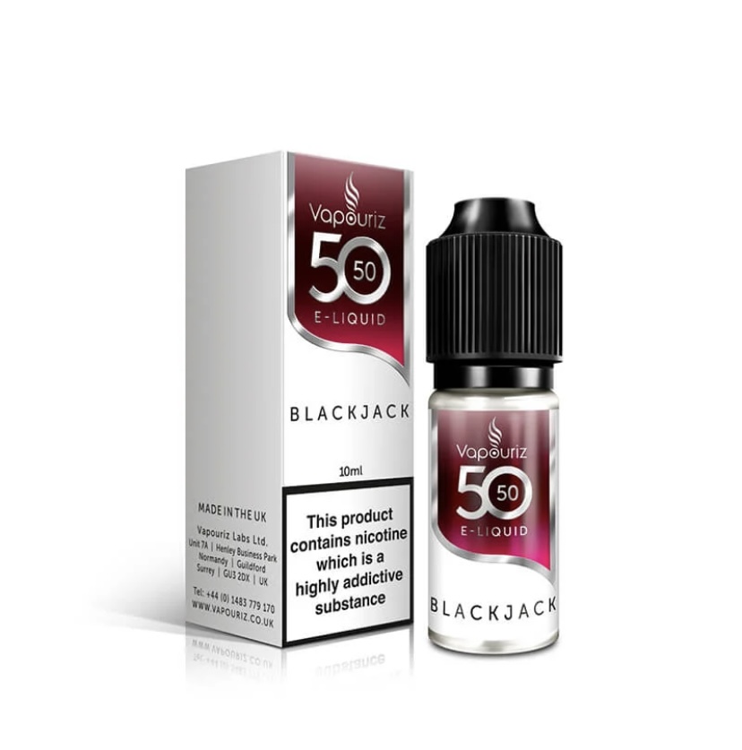 Vapouriz 50/50 BlackJack 10ml 1 Vapouriz 50/50 BlackJack 10ml