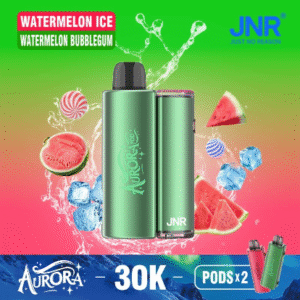 JNR Aurora 30000 Puffs Watermelon Ice / Watermelon Bubblegum Prefilled Vape Kit