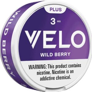 Velo Plus Nicotine Pouches Wild Berry - 5 Pack