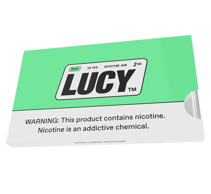 Lucy Mint 2MG Nicotine Gum 1 Lucy Mint 2MG Nicotine Gum