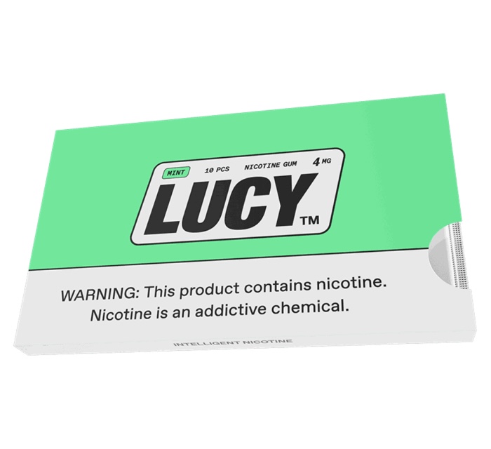 Lucy Mint 4MG Nicotine Gum 1 Lucy Mint 4MG Nicotine Gum