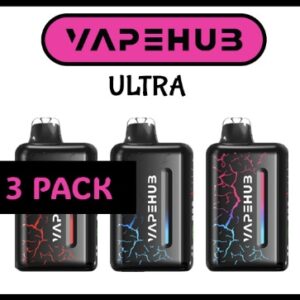 3 PACK – VAPEHUB ULTRA – 20000 PUFFS