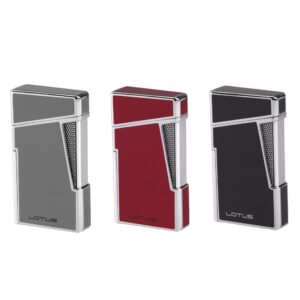 Lotus 48 Apollo Double Flame Torch Lighter and Punch Cutter