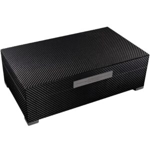 Prometheus Platinum Series Carbon Fiber 150 Cigar Humidor
