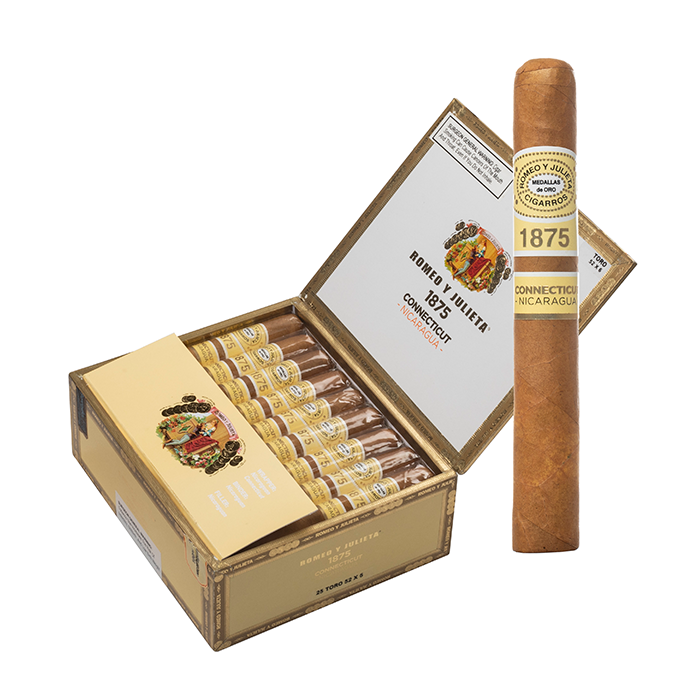 ROMEO Y JULIETA 1875 NICARAGUA CONNECTICUT TORO CIGARS 1 ROMEO Y JULIETA 1875 NICARAGUA CONNECTICUT TORO CIGARS