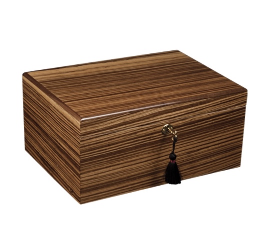 Savoy Zebrawood Humidor 1 Savoy Zebrawood Humidor