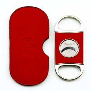 Brizard and Co. Double Guillotine Series 2 Cutter - Red Leather