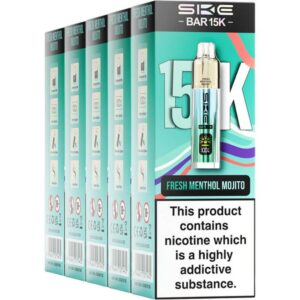 SKE Bar 15K pod vape kit 5 pack
