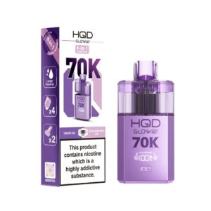 GRAPE GB / STRAWBERRY GB HQD GLOW AIR 70K PUFFS PREFILLED POD KIT