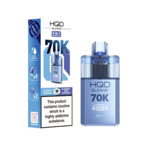 BLUEBERRY RASPBERRY / BLUE SOUR RASPBERRY HQD GLOW AIR 70K PUFFS PREFILLED POD KIT