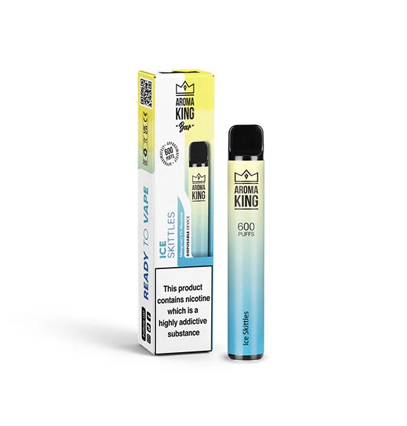 10mg Aroma King Bar 600 Disposable Vape Ice Skittles 1 10mg Aroma King Bar 600 Disposable Vape Ice Skittles