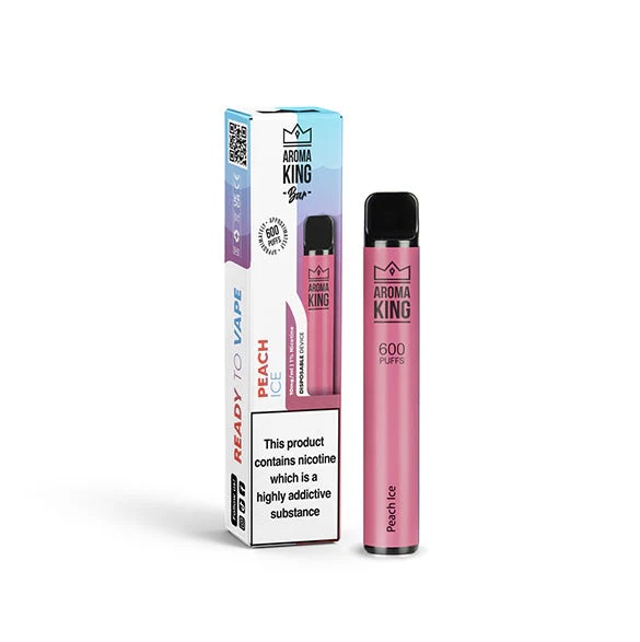10mg Aroma King Bar 600 Disposable Vape Peach Ice 1 10mg Aroma King Bar 600 Disposable Vape Peach Ice