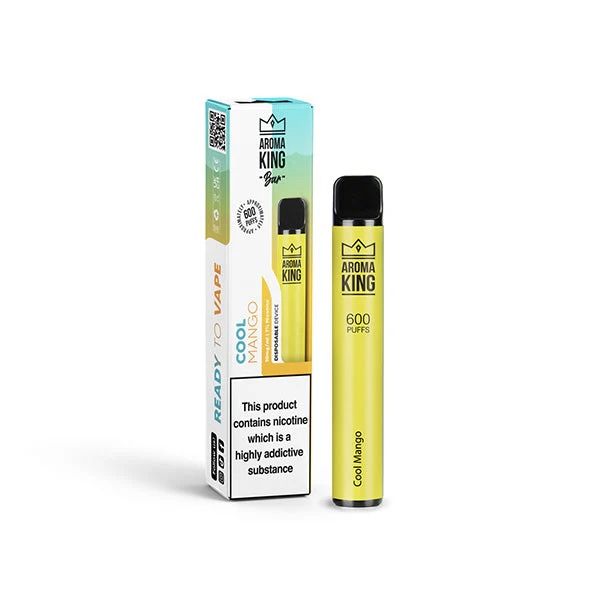 10mg Aroma King Bar 600 Disposable Vape Cool Mango 1 10mg Aroma King Bar 600 Disposable Vape Cool Mango