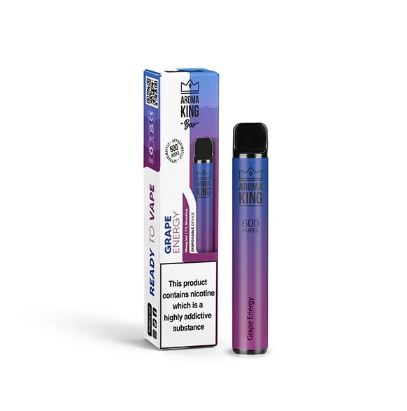 10mg Aroma King Bar 600 Disposable Vape Grape Energy 1 10mg Aroma King Bar 600 Disposable Vape Grape Energy