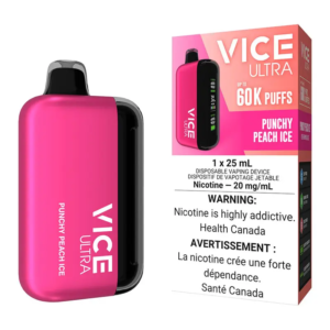 Vice Ultra Disposable Vape Device – Punchy Peach Ice